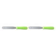 thumbnail image 3 of ZheElen Spatule Outil Sandwich Main Beurre Épandeur Crème Racleur Reposurant Vert Poignée 2Set, 3 of 6