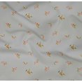 thumbnail image 4 of oneOone Organic Cotton Poplin Twill Fabric Leaves & Flower Floral Printed Craft Fabric BTY 42 Inch Wide, 4 of 4