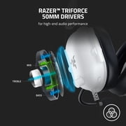 Razer BlackShark V2 X Wired Esports Multi-platform Headset, 3.5mm, White