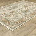 thumbnail image 4 of HomeRoots 10' X 13' Ivory Oriental Power Loom Stain Resistant Area Rug With Fringe, 4 of 10