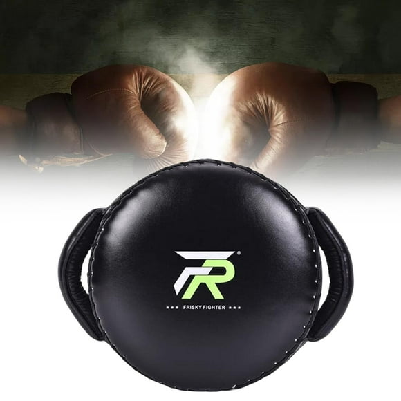 PU Leather Boxing Pads Boxing Mat Punch Bag Accessories Breathable for Coaching Workout Competition Unisex Kickboxing Black