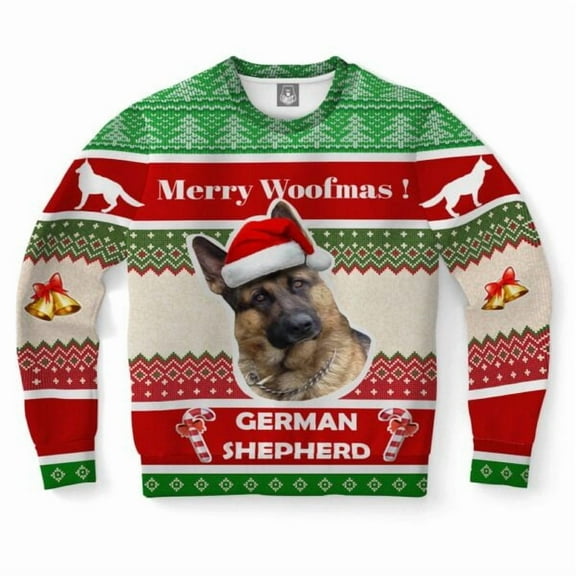 German Shepherd Dog Christmas Sweater, Christmas Sweater, Christmas Sweater, Funny Xmas Sweaters