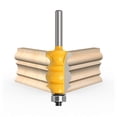 thumbnail image 4 of Architectural Molding Router Bit Decorative Line Carving Drilling Bit Corner Profile Cutting Milling Cutter 1/4 Shank, 4 of 5