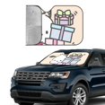 thumbnail image 4 of Windshield Sun Shade Foldable Car Front Window Sunshade For Car Suv Trucks Vans - Best Heat Shield Blocker Visor Cover Blocks Uv Rays And Keeps Your Vehicle Cool-Medium, 4 of 5
