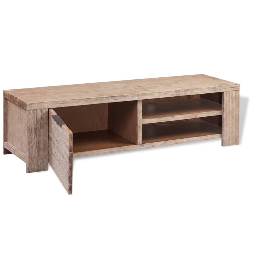 Solid Wood TV Cabinet, Modern Entertainment TV Stand Unit for Living Room and Bedroom