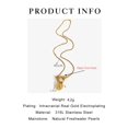 thumbnail image 7 of SKQIT Graduation Gifts Necklace for Women Gold Initial Necklace 18K Gold Plated Dainty Letter Necklace A-Z and Pearl Pendant Personalized Jewelry Birthday Gift, 7 of 7