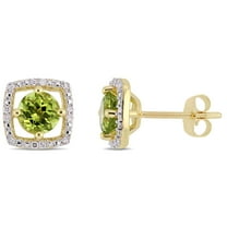 Everly Women's Peridot 10k Yellow Gold Earrings