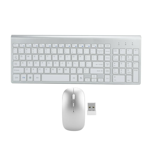 Oubit Keyboardand Mouse Combo,2.4G Wireless Keyboard and Keyboardand Optical Mouse Set Laptop PC Computer Accessories Precision Engineered