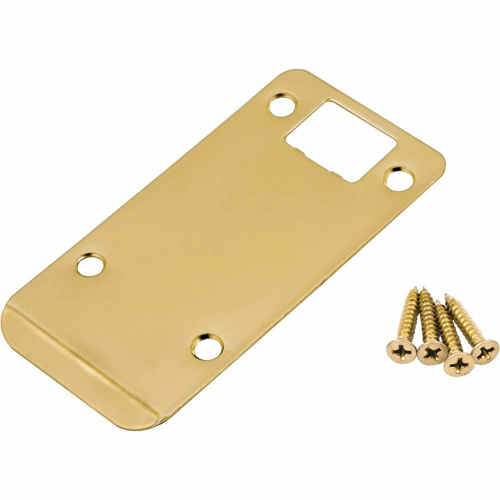 Stone Harbor Hardware 501043 Extended Lip Strike Plate with 4" Lip