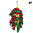 thumbnail image 2 of Bangcool Parrot Cage Toy Hanging Colorful Bird Perch Swing Parrot Chew Toy for Christmas, 2 of 10