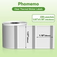 thumbnail image 2 of Etiquetas térmicas Phomemo M110 compatibles, 40 x 30 mm, 230 unidades, 2 of 7