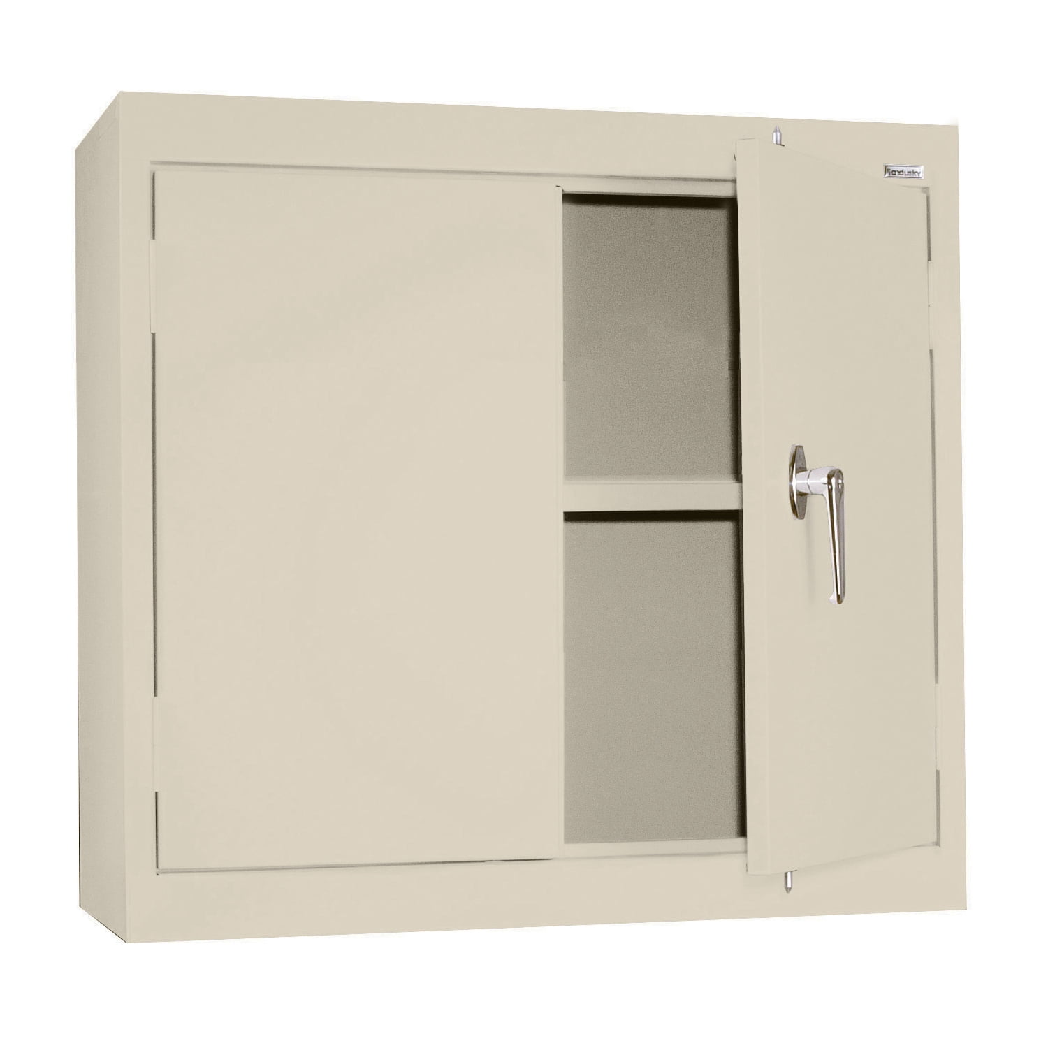 Sandusky 22-Gauge Welded Steel Wall Mounted Garage Storage Cabinet, Putty