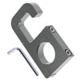 thumbnail image 1 of Gancho Colgante para Motocicleta Cuadrado Soporte para Casco de Motocicleta Equipaje para Scooters Bicicletas Tono Titanio Longitud 74mm, 1 of 7