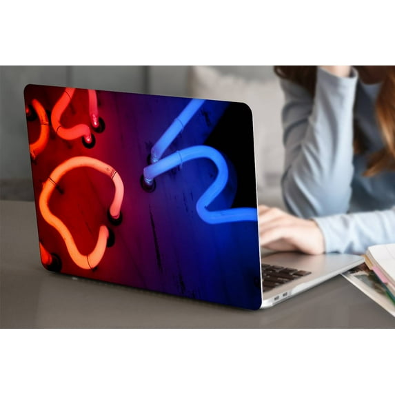 Plastic Hard Case Compatible with 2023 - 2021 Released MacBook Pro 16 inchs XDR Display Cable Tie Model: A2780 M2/A2485 M1 Red series 0912