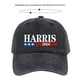 thumbnail image 1 of Gorra de béisbol de Harris Walz para hombre y mujer, gorro desgastado, lavado, viaje, 2024, 1 of 5