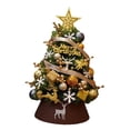 thumbnail image 2 of Árbol de Navidad artificial con luces, decoración de mesa, manualidades, regalo de Navidad para oficina, artículos de fiesta, escritorio, dormitorio 60 centímetros, 2 of 7