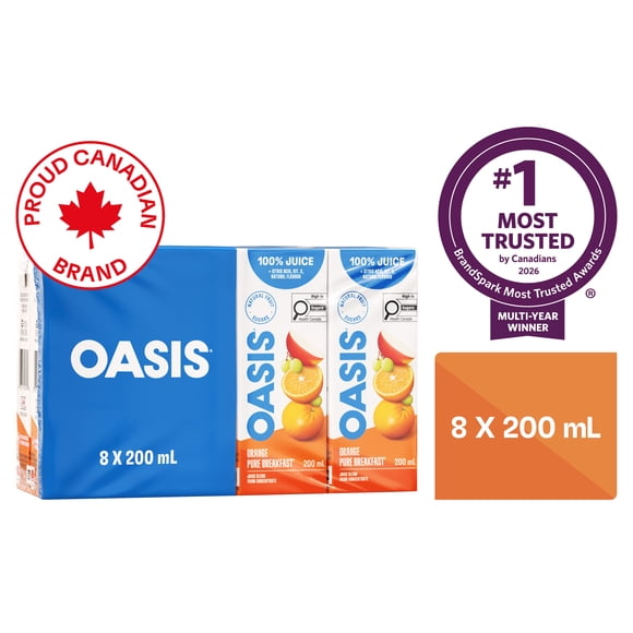 Orange Pure Breakfast Juice 8 x 200 ml