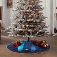 thumbnail image 4 of Bingfone Christmas Tree Skirt Mat Christmas Decoration Interior 36" -Futuristic Blue Light Wolf, 4 of 6