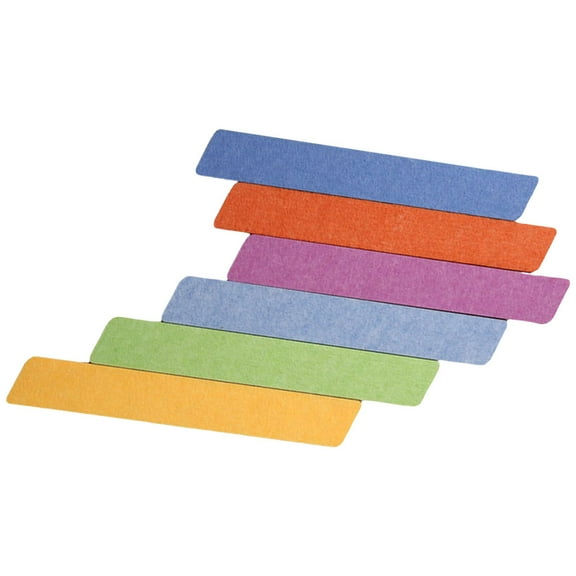 1 Set of Bulletin Board Tiles Felt Bulletin Board Bar Strips Wall Memo Board Strips for Notes Photos