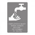 thumbnail image 4 of US Stamp 4817 ADA Restroom Sign  Men Symbol with Tactile Graphic  Molded Plastic  6 x 9, 4 of 12