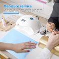 thumbnail image 2 of 125 PCS Desechable Nail Workbench Tabla de trabajo Mats Impermeable Película Mantel, 2 of 4
