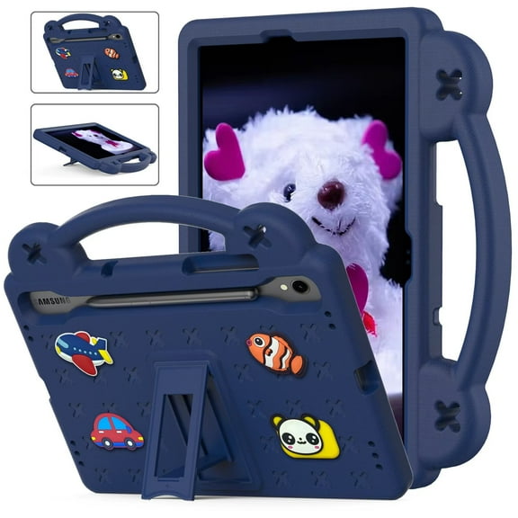 Case for Samsung Galaxy Tab S10 FE / S9 FE 5G 10.9" / S9 / S9 5G / S8 11 inch Cute Portable Kids Shockproof Cover With Stand and Pen Holder