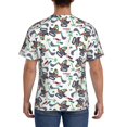 thumbnail image 3 of Bixox Men's Dinosaur on Excavator2 Printed Short Sleeve Skinny Athletic T-Shirt, 3 of 6