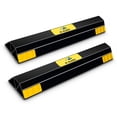 thumbnail image 2 of ROBLOCK 18" Heavy Duty Parking Aid with 1.8 Inch Higher Design, Car Parking Stopper for Garage 2 PCS, Parking Aids Protects Car, Parking Gadgets Easy to Install 2 Packs, 16" L x 3.7" W x 1.8" H, 2 of 8
