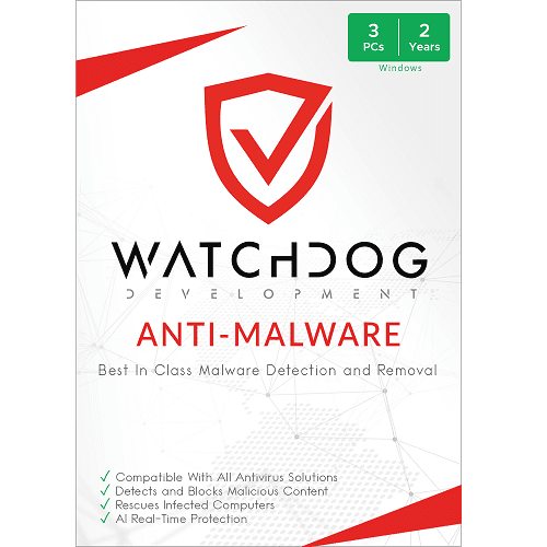 Watchdog Anti-Malware - 2-Year | 3-PC