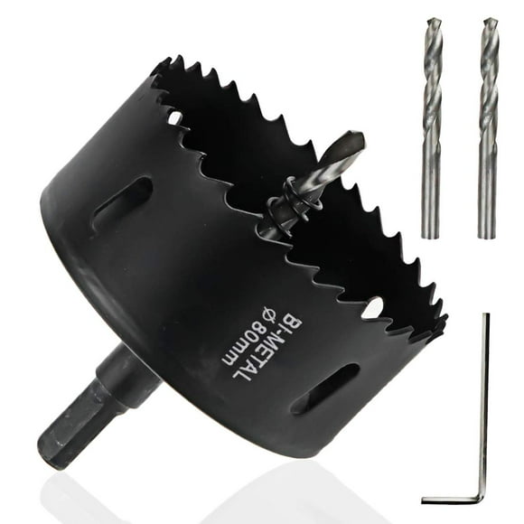 Rannb Hole Saw Drilling Cutter Tool for Wood Material 80mm/3.15" Cutting Dia