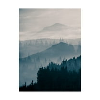 Trademark Fine Art 'Blue Mountains I' Canvas Art by PhotoINC Studio