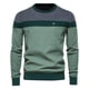 thumbnail image 1 of Suéter con cuello redondo para hombre, suéteres informales suaves para hombre, suéteres clásicos con borde acanalado Fridja hjk1161, 1 of 4