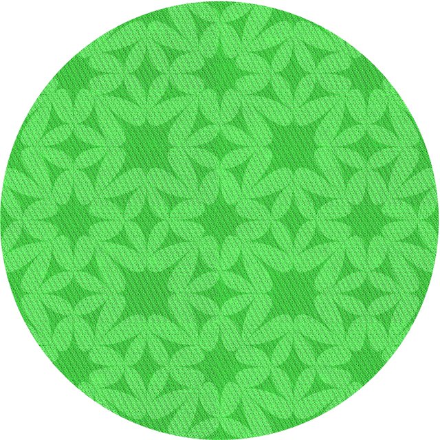 Ahgly Company Tapis d'Intérieur Lavable en Machine Carré Vert Lime, 3 Pieds Carré