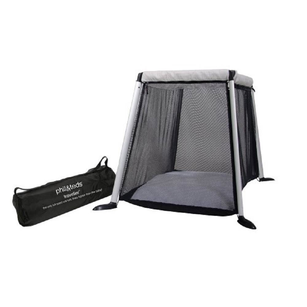 Phil Teds Portable Traveller Crib With Breathable Mesh Panels