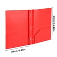 thumbnail image 3 of 2-Pocket Folders,Plastic Folders with Pockets and Prongs,Colored File Folder with 3 Fasteners and Brads for Documents and Paper Storage,Office Home Supplies,9-1/2" x 11-1/2"（Bule）, 3 of 6