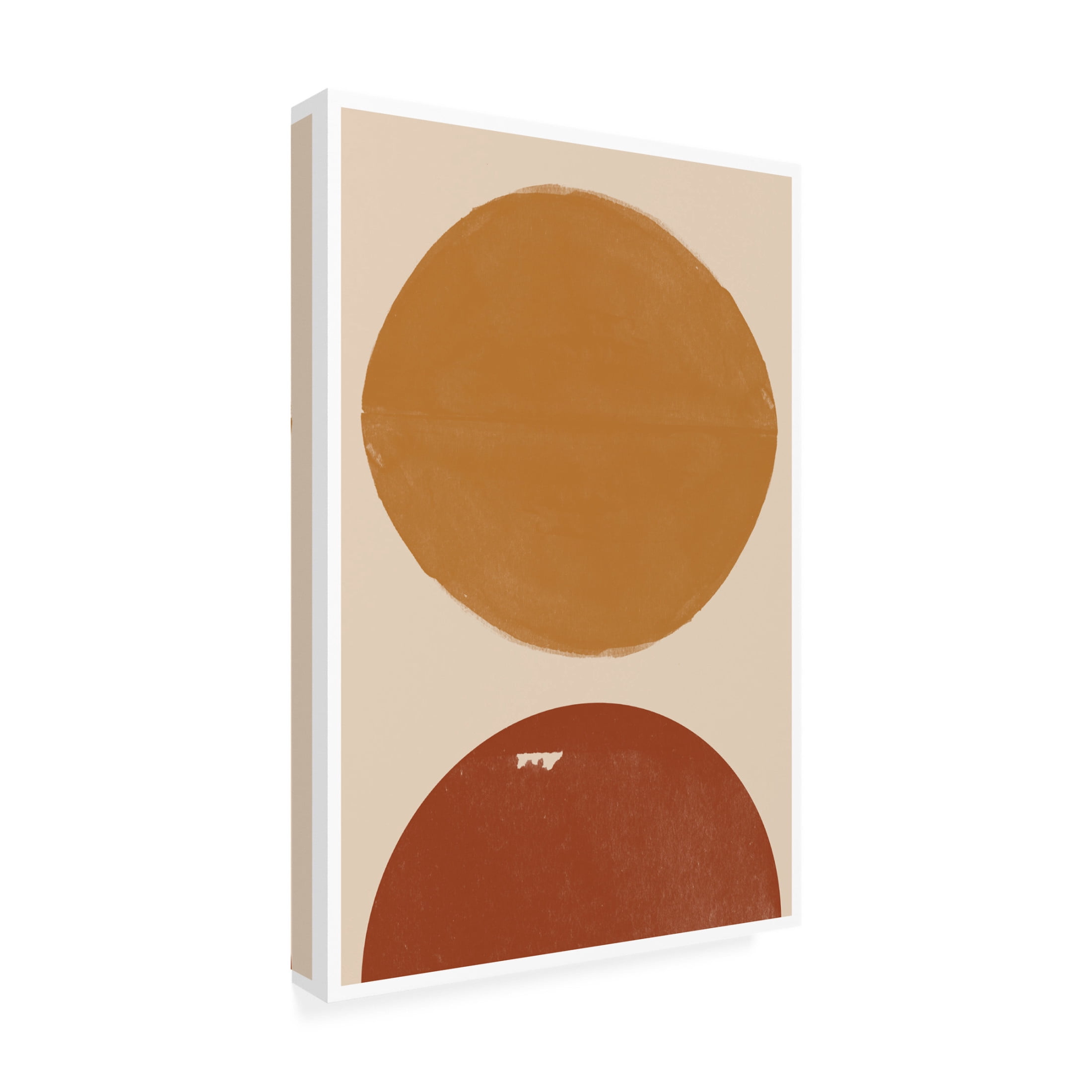 Trademark Fine Art THE MIUUS STUDIO Burn Orange Composition Canvas Wall Art