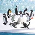 thumbnail image 4 of 11Pcs Simulation Ocean Animal Penguin Toy Polar Animal for Collectibles, 4 of 9