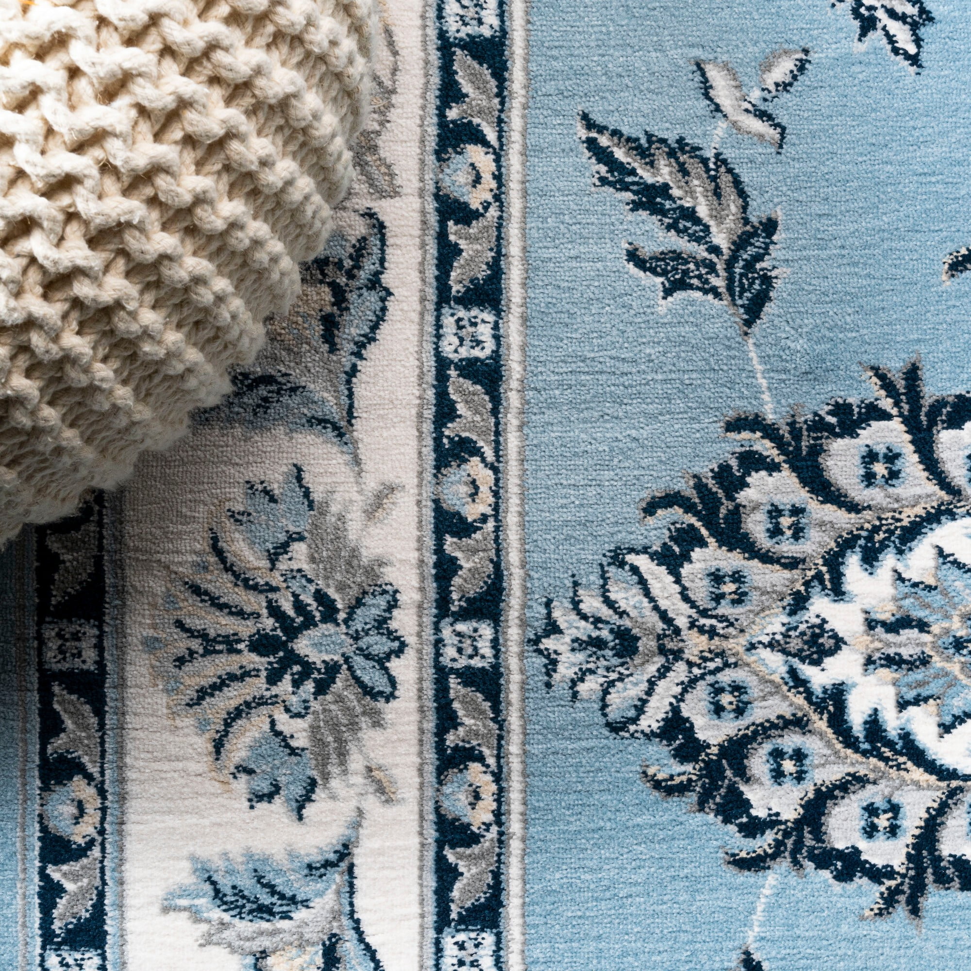 JONATHAN Y MODERN PERSIAN 8 x 10 Area Rug, Cherie French Cottage - Blue/Cream, MDP505A-8