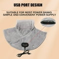 thumbnail image 5 of Lifeweb Thermaease Pro Heated Neck Shoulder Wrap Massager with 3 Heat & Vibration Modes, USB Portable Heating Fast Warming Auto Shut Off, Gray Pink Yellow Purple, 5 of 7