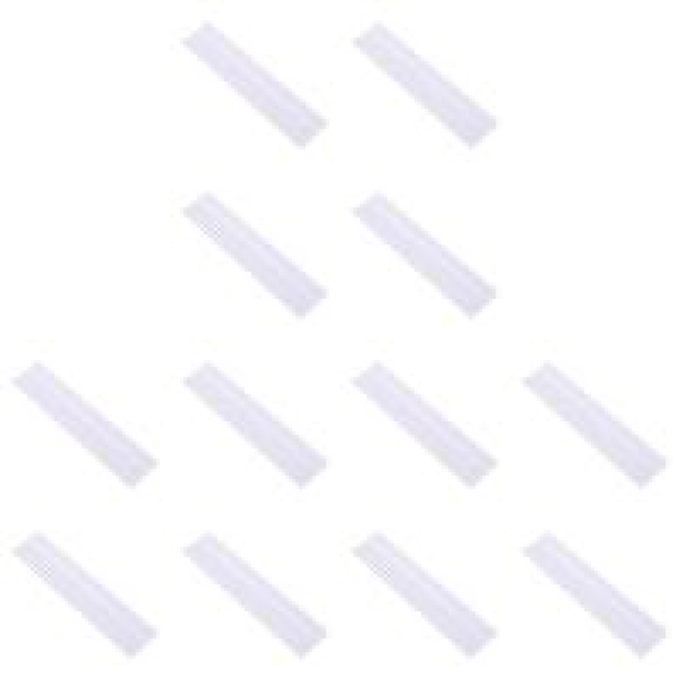 Organizador de cajones divisores de plástico para calcetines, ropa interior, maquillaje, blanco, 4 Uds.