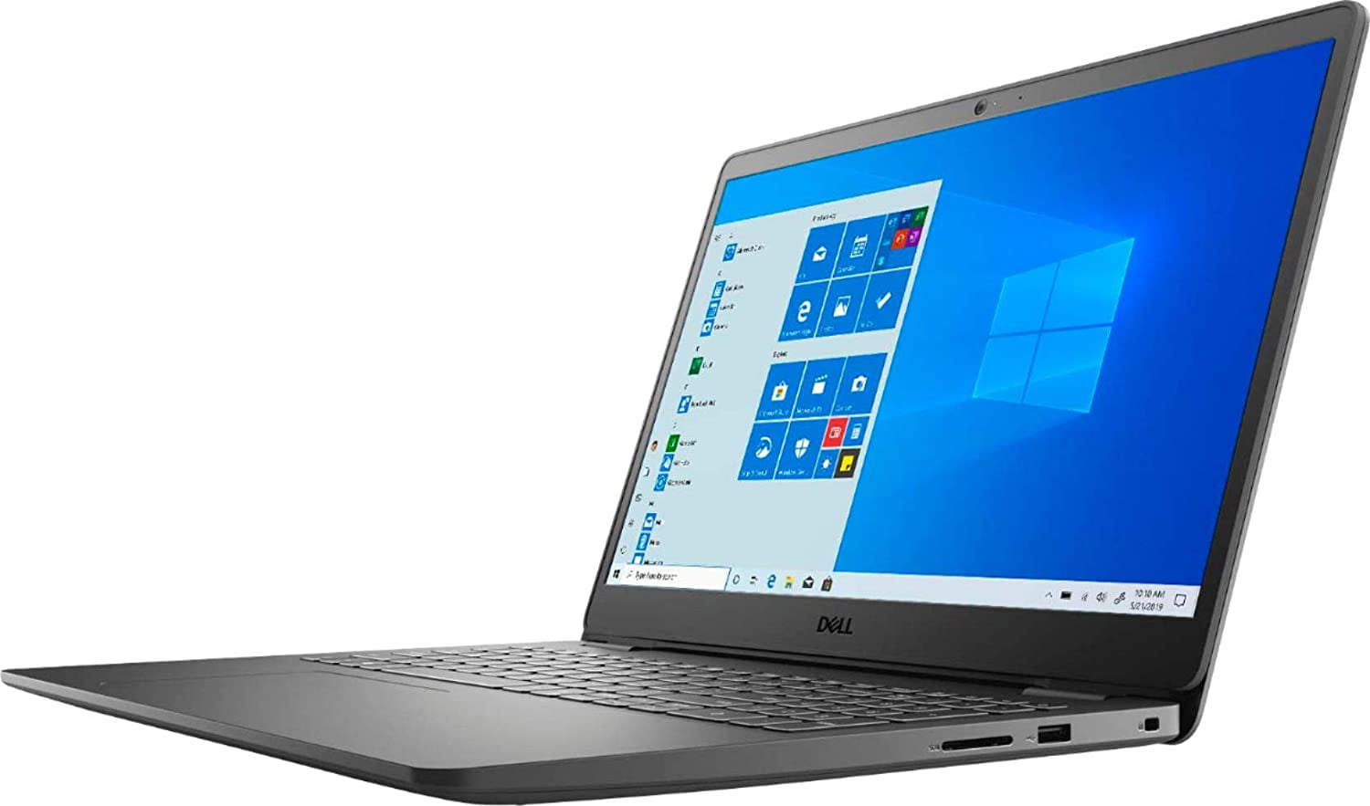 Dell Inspiron 15.6"FHD Touch Laptop, Intel Core i5-1035G1, 16GB DDR4 RAM, 256GB SSD, Webcam, WiFi, HDMI, Bluetooth, with MiTech 32GB USB Card, Windows 10, Black