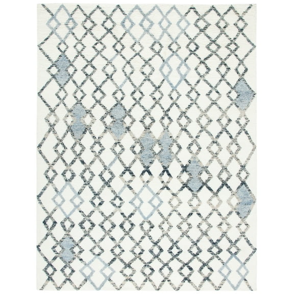 SAFAVIEH Casablanca Bronagh Geometric Area Rug, Ivory/Grey, 8' x 10'