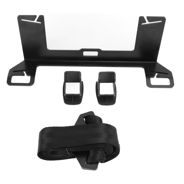 Pestillo Universal Para Asiento De Coche, Correa De Fijación Ajustable, Superficie De Electroforesis Negra, Soporte De Montaje De Asiento Infantil De Coche Resistente De Metal ANGGREK Otros