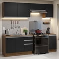 thumbnail image 2 of Cocina Integral con Acessorios 240cm Glamy Marrón/Negro, 2 of 5