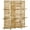 Natural Wood#9, variant on Privacy Screen HOMCOM 6' 3 Panel Room Divider, Indoor Privacy Screen for Home, Beige,Room Divider