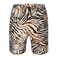 thumbnail image 3 of Fotbe Watercolor Zebra Trajes de Baño Estampados para Hombre, Shorts de Verano de Secado Rápido, Ropa de Playa, Bañadores-Small, 3 of 6