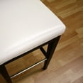thumbnail image 3 of Baxton Studio Faustino Cream Leather Barstool, 3 of 5