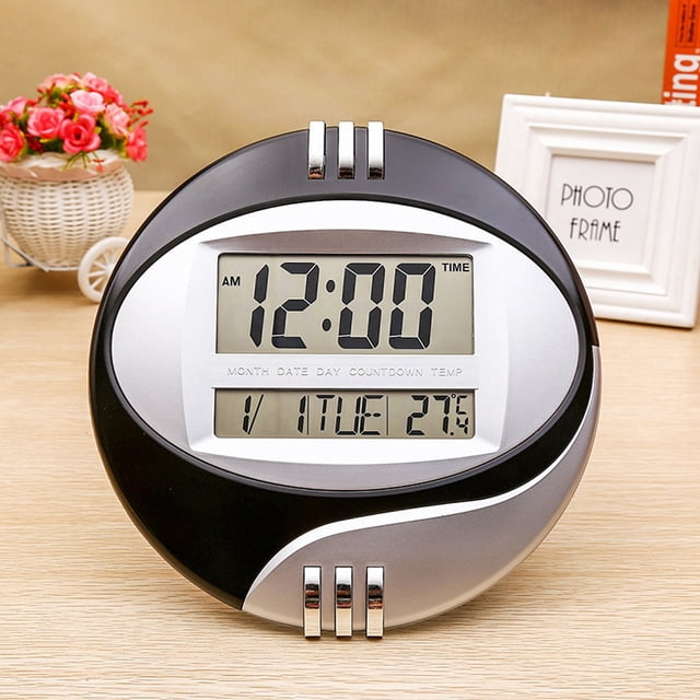 Wall Clock,Electronic Clock Wall Hanging Alarm Clock Electronic Clock Rapid Response