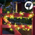 thumbnail image 5 of YOBOLK Outdoor String Lights Simulated Ivy Light String Solar Outdoor Copper Wire Decorative String Light String Lights for Outside Clearance, 5 of 9