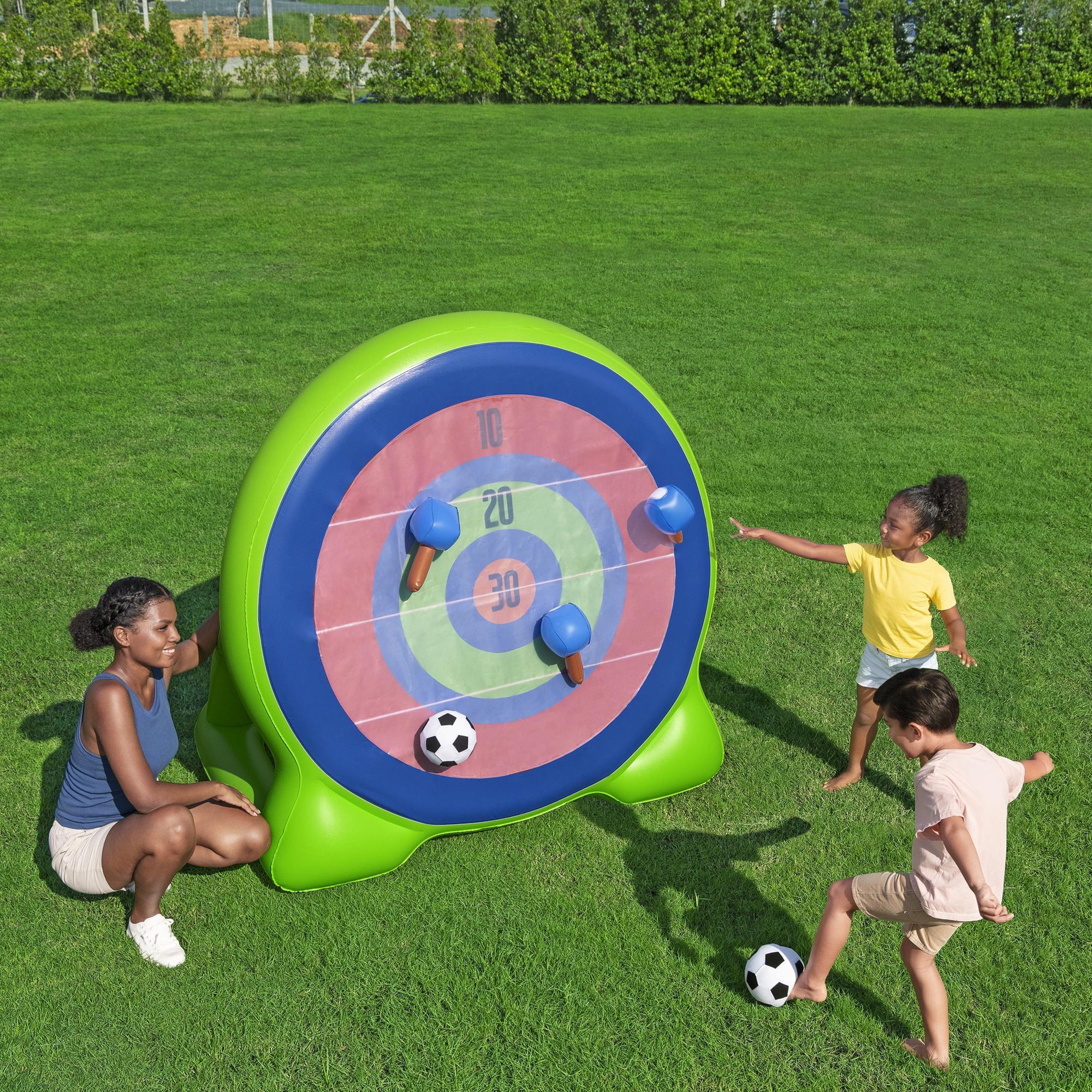 H2OGO! Inflatable Yard Game - Backyard Bullseye - 2-In-1: Giant Ax